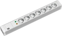 Bachmann 333.604, Bachmann Steckdosenleiste 19 Zoll 333.604 | 7-fach Schuko 