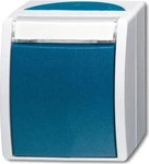 Busch-Jaeger 1085-0-1603, Busch-Jaeger Wippschalter 2601/6 W-53 | Wechselschalter