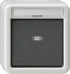 Gira 010631, GIRA Wippschalter 010631 | Wechselschalter Aufputz IP66 | mit