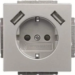 Busch-Jaeger 2CKA002011A6283, Busch-Jaeger SCHUKO Steckdose 20 EUCB2USB-866 | 2x
