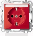 Merten MEG2302-0306, Merten SCHUKO-Steckdose MEG2302-0306 rubinrot | Unterputz 