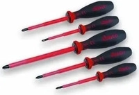 CIMCO 117850, Cimco VDE Schraubendreher-Set 5-tlg. | isoliert 1000V | SLIM-Klinge | 3