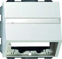 Gira 087003, GIRA Datenhaube mit Tragring 087003 | System 55 | Abdeckhaube