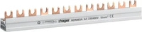 Hager KDN463A, Hager Phasenschiene KDN463A 4-polig Gabelanschluss | 10mm&sup2; | 63A | 12