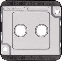Merten 294660, Merten Zentralplatte 294660 | Antennensteckdose Koaxial passend...