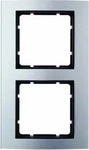 Berker 10123004, Berker Rahmen 2-fach B.3 10123004 | Abdeckrahmen Aluminium eloxiert