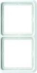 Jung CD582W, JUNG Abdeckrahmen 2-fach CD582W | CD 500 Serie | waagerecht & senkrecht