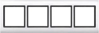 Merten 400419, Merten Rahmen 4-fach 400419 Aquadesign | Abdeckrahmen Unterputz 