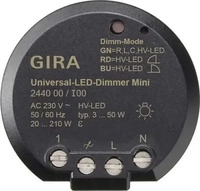 Gira 244000, Gira Universal LED-Dimmer Mini 244000 | Unterputz | f&uuml;r LED, Halogen &