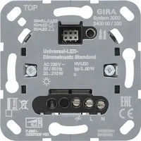Gira 540000, Gira Universal LED Dimmer System 3000 | Unterputz | Dreh-/Druckknopf 