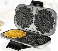 Unold 48241, Unold Doppel-Waffelautomat 48241 | Herzform | 1200W | Temperaturregler 