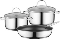 Siemens HZ9SE030, Siemens Topfset HZ9SE030 | 3-teilig | Induktionsgeeignet 
