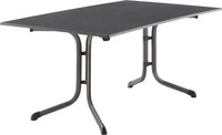 Sieger 3180-55, SIEGER Klapptisch 3180-55 | Gartentisch vivodur-Schieferoptik 