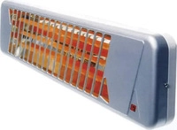 Heller QS120, HELLER Quarzstrahler QS 120 | Wandheizstrahler 1200W | 3 Heizstufen 