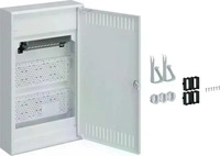 Hager VA36NW, Hager Multimediaverteiler Aufputz VA36NW | 3-reihig | 3x12TE | IP30 
