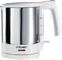 Cloer 4711, Cloer Wasserkocher 4711 | 1,5L | Edelstahl/Wei&szlig; | 1800W 
