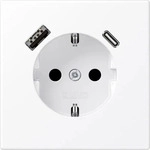 Jung LS1520-15CAWWM, JUNG SCHUKO Steckdose Unterputz | USB-A & USB-C 3A 