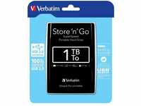 Verbatim Festplatte 3.0 USB 1 TB extern schwarz 19-020-142