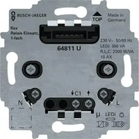 Busch-Jaeger 2CKA006800A3041, Busch-Jaeger Relais-Einsatz flex 64811 U 