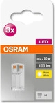 LEDVANCE LED-Lampe G4 0,9W 12V 100lm 2700K warmwei&szlig; klar | Retrofit | 320&deg; 