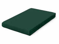 Elastik-Feinjersey-Spannbetttuch Pure Schlafgut grün, 021