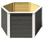 weka Elementhochbeet 6-Eck, 669, 21 mm anthrazit