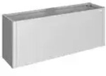Biohort HochBeet 201 x 53 x 77 cm (Gr. 2x0,5) silber-metallic