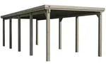 Weka Einzelcarport 617 Ohne Dacheindeckung Einzelcarport 617 Gr. 3 (322 x 802 cm)