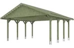 Skan Holz Wallgau - Satteldach Doppelcarport Breite 620 cm Gr. 1 - 620 x 600 cm