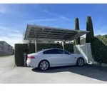 Ximax Solar-Carport Linea Typ 80 555 x 272 cm Edelstahl-Look