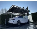 Ximax Solar-Carport Linea Typ 80 495 x 272 cm Edelstahl-Look