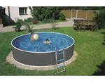 myPOOL Poolset Splash mit Kartuschenfilteranlage - grau &Oslash; 3,60 x 0,90 m - Gr. 2