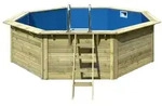 Karibu Pool Modell X2 470 x 470 cm - kdi mit Metallecken inkl. gratis