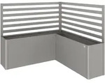 Biohort Rankgitter f&uuml;r Hochbeet (2 St&uuml;ck, f&uuml;r L-Form) L Form quarzgrau-metallic