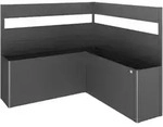 Biohort Sichtschutz mit Acrylglas-Paneel f&uuml;r Pflanzbeet Belvedere mit L-Form (2