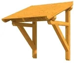 Skan Holz Vordach Potsdam Typ 1 eichehell