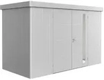 Biohort Ger&auml;tehaus Neo 348 x 180 cm (1D) Doppelt&uuml;r silber-metallic