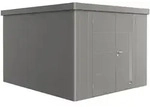 Biohort Ger&auml;tehaus Neo 292 x 348 cm (4C) Doppelt&uuml;r quarzgrau-metallic