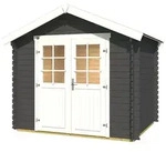 Weka Gartenhaus 209 - 28 mm graphitgrau Gartenhaus 209 - 250 x 200 cm (Gr. 1,5) - 50