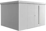 Biohort Ger&auml;tehaus Neo 348 x 292 cm (3D) Doppelt&uuml;r silber-metallic