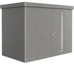 Biohort Ger&auml;tehaus Neo 292 x 180 cm (1C) Doppelt&uuml;r quarzgrau-metallic
