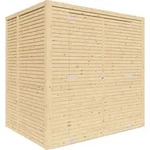 Bertilo Ger&auml;tehaus Box 2 - 18 mm naturbelassen Box 2: 208 x 157 cm
