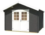 Weka Gartenhaus 209 - 28 mm graphitgrau Gartenhaus 209 - 300 x 300 cm (Gr. 3) - 50 %