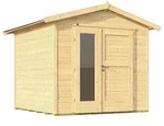 Weka 224.2424.10010, Weka Gartenhaus 224 A inkl. moderner Design-Doppelt&uuml;r -...