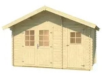 Weka Gartenhaus 253 - 28 mm-Gr. 1 (370 x 200 cm) - 50 % Rabatt auf Dacheindeckung