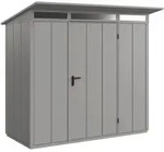 H&ouml;rmann Metall-Ger&auml;tehaus EcoStar Premiumline mit Pultdach B 238 x 107,8 cm (Typ