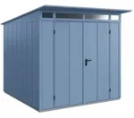 H&ouml;rmann Metall-Ger&auml;tehaus EcoStar Premiumline mit Pultdach B 238 x 238 cm (Typ 2),