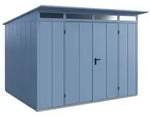 H&ouml;rmann Metall-Ger&auml;tehaus EcoStar Premiumline mit Pultdach B 302,8 x 238 cm (Typ