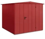 H&ouml;rmann Metall-Ger&auml;tehaus EcoStar Premiumline mit Satteldach B 238 x T 238 cm...