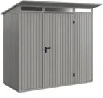 H&ouml;rmann Metall-Ger&auml;tehaus EcoStar Premiumline mit Pultdach B 238 x 107,8 cm (Typ